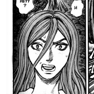 Aesthetic anime & manga PFP for discord, Berserk, The Witch - 140, Page 12, Chapter 140. 1:1 square ratio. Aesthetic pfps dark, color & black and white.