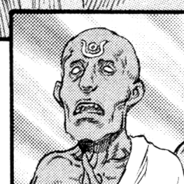 Aesthetic anime & manga PFP for discord, Berserk, Supernatural Fog - 240, Page 7, Chapter 240. 1:1 square ratio. Aesthetic pfps dark, color & black and white.