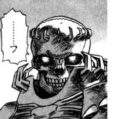 Aesthetic anime & manga PFP for discord, Berserk, Escape - 88, Page 4, Chapter 88. 1:1 square ratio. Aesthetic pfps dark, color & black and white.