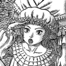 Aesthetic anime & manga PFP for discord, Berserk, Soaring Flight - 341, Page 11, Chapter 341. 1:1 square ratio. Aesthetic pfps dark, color & black and white.