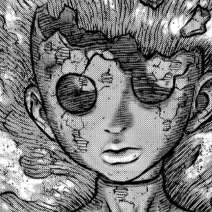 Aesthetic anime & manga PFP for discord, Berserk, Gloomy Wastes - 348, Page 14, Chapter 348. 1:1 square ratio. Aesthetic pfps dark, color & black and white.