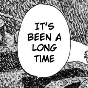 Aesthetic anime & manga PFP for discord, Berserk, In the Garden - 252, Page 6, Chapter 252. 1:1 square ratio. Aesthetic pfps dark, color & black and white.