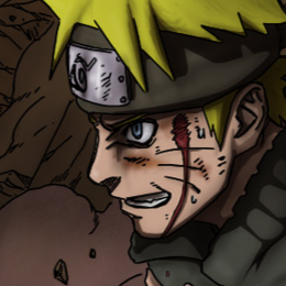 Aesthetic anime & manga PFP for discord, Naruto, The Jinchuuriki of the Ten-Tails - 637, Page 3, Chapter 637. 1:1 square ratio. Aesthetic pfps dark, black and white.