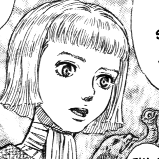 Aesthetic anime & manga PFP for discord, Berserk, Vandimion - 251, Page 1, Chapter 251. 1:1 square ratio. Aesthetic pfps dark, color & black and white.