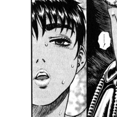 Aesthetic anime & manga PFP for discord, Berserk, Birth - 86, Page 2, Chapter 86. 1:1 square ratio. Aesthetic pfps dark, color & black and white.