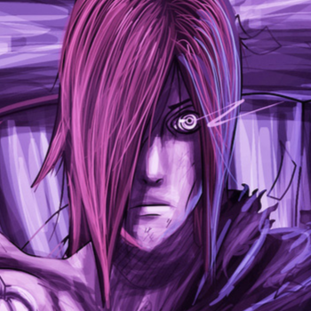 Aesthetic anime & manga PFP for discord, Naruto, The End - 609, Page 1, Chapter 609. 1:1 square ratio. Aesthetic pfps dark, black and white.