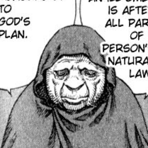 Aesthetic anime & manga PFP for discord, Berserk, The Promised Time - 74, Page 4, Chapter 74. 1:1 square ratio. Aesthetic pfps dark, color & black and white.