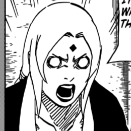 Aesthetic anime/manga PFP for discord, Naruto, My Will - 678, Page 6, Chapter 678. 1:1 square ratio. Aesthetic pfps dark, black and white.