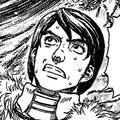 Aesthetic anime & manga PFP for discord, Berserk, Eastern Magic - 271, Page 6, Chapter 271. 1:1 square ratio. Aesthetic pfps dark, color & black and white.