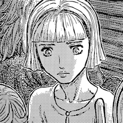 Aesthetic anime & manga PFP for discord, Berserk, Refugees from the Western Sea - 370, Page 6, Chapter 370. 1:1 square ratio. Aesthetic pfps dark, color & black and white.