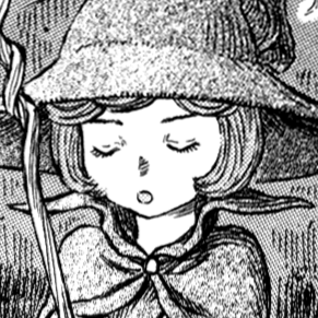 Aesthetic anime & manga PFP for discord, Berserk, Supernatural Fog - 240, Page 3, Chapter 240. 1:1 square ratio. Aesthetic pfps dark, color & black and white.