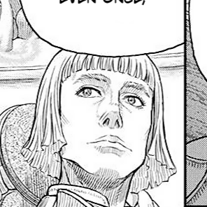 Aesthetic anime & manga PFP for discord, Berserk, Dawn of an Empire - 358, Page 5, Chapter 358. 1:1 square ratio. Aesthetic pfps dark, color & black and white.