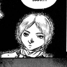 Aesthetic anime & manga PFP for discord, Berserk, Comrades in Arms - 44, Page 21, Chapter 44. 1:1 square ratio. Aesthetic pfps dark, color & black and white.