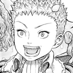 Aesthetic anime & manga PFP for discord, Berserk, A Wall - 359, Page 7, Chapter 359. 1:1 square ratio. Aesthetic pfps dark, color & black and white.