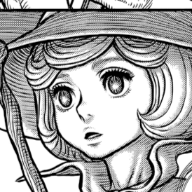 Aesthetic anime & manga PFP for discord, Berserk, Passage of Dreams - 349, Page 11, Chapter 349. 1:1 square ratio. Aesthetic pfps dark, color & black and white.