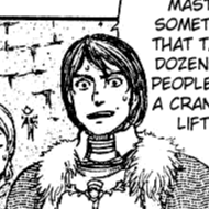 Aesthetic anime & manga PFP for discord, Berserk, Eastern Magic - 271, Page 8, Chapter 271. 1:1 square ratio. Aesthetic pfps dark, color & black and white.