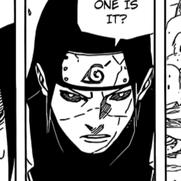 Aesthetic anime & manga PFP for discord, Naruto, The Jinchuuriki of the Ten-Tails - 637, Page 12, Chapter 637. 1:1 square ratio. Aesthetic pfps dark, black and white.