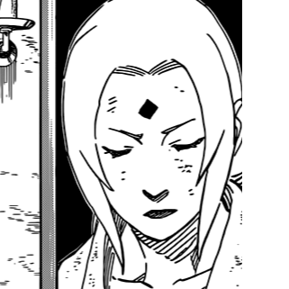 Aesthetic anime/manga PFP for discord, Naruto, My Will - 678, Page 7, Chapter 678. 1:1 square ratio. Aesthetic pfps dark, black and white.