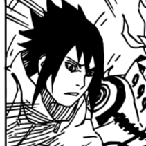 Aesthetic anime & manga PFP for discord, Naruto, Attack - 639, Page 1, Chapter 639. 1:1 square ratio. Aesthetic pfps dark, black and white.