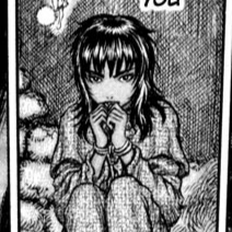 Aesthetic anime & manga PFP for discord, Berserk, Scattered Time - 189, Page 1, Chapter 189. 1:1 square ratio. Aesthetic pfps dark, color & black and white.