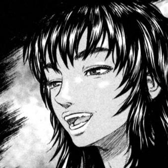 Aesthetic anime & manga PFP for discord, Berserk, Wilderness Reunion - 191, Page 2, Chapter 191. 1:1 square ratio. Aesthetic pfps dark, color & black and white.