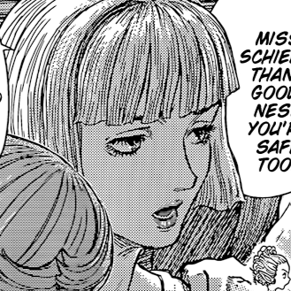 Aesthetic anime & manga PFP for discord, Berserk, Refugees from the Western Sea - 370, Page 4, Chapter 370. 1:1 square ratio. Aesthetic pfps dark, color & black and white.