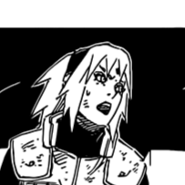 Aesthetic anime/manga PFP for discord, Naruto, The Two Mangekyou - 666, Page 5, Chapter 666. 1:1 square ratio. Aesthetic pfps dark, black and white.