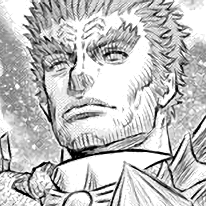 Aesthetic anime & manga PFP for discord, Berserk, A Dying Light in the Oppressive Dark Night - 371, Page 3, Chapter 371. 1:1 square ratio. Aesthetic pfps dark, color & black and white.