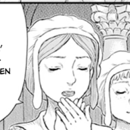 Aesthetic anime & manga PFP for discord, Berserk, The Red Raven Sleeps in the Birdcage - 372, Page 7, Chapter 372. 1:1 square ratio. Aesthetic pfps dark, color & black and white.