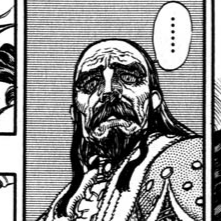 Aesthetic anime & manga PFP for discord, Berserk, The Fallen Hawk - 39, Page 9, Chapter 39. 1:1 square ratio. Aesthetic pfps dark, color & black and white.