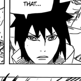 Aesthetic anime & manga PFP for discord, Naruto, At Long Last - 640, Page 1, Chapter 640. 1:1 square ratio. Aesthetic pfps dark, black and white.