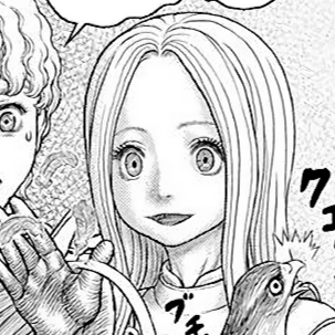 Aesthetic anime & manga PFP for discord, Berserk, Dawn of an Empire - 358, Page 21, Chapter 358. 1:1 square ratio. Aesthetic pfps dark, color & black and white.