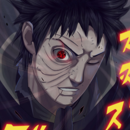 Aesthetic anime & manga PFP for discord, Naruto, Kakashi's Resolve! - 608, Page 1, Chapter 608. 1:1 square ratio. Aesthetic pfps dark, black and white.