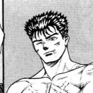 Aesthetic anime & manga PFP for discord, Berserk, The Black Swordsman - 0.01, Page 25, Chapter 0.01. 1:1 square ratio. Aesthetic pfps dark, color & black and white.