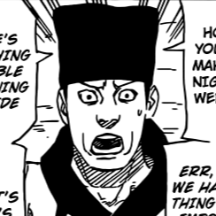 Aesthetic anime/manga PFP for discord, Naruto, Infinite Tsukuyomi - 677, Page 6, Chapter 677. 1:1 square ratio. Aesthetic pfps dark, black and white.