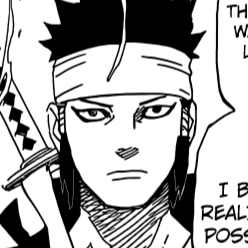 Aesthetic anime/manga PFP for discord, Naruto, The Floating Elder...!! - 670, Page 14, Chapter 670. 1:1 square ratio. Aesthetic pfps dark, black and white.