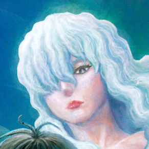 Aesthetic anime & manga PFP for discord, Berserk, A Fading Torch in a Pitch Black Night - 371, Page 1, Chapter 371. 1:1 square ratio. Aesthetic pfps dark, color & black and white.