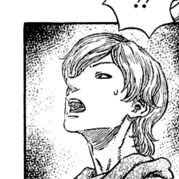 Aesthetic anime & manga PFP for discord, Berserk, The Coiler - 272, Page 7, Chapter 272. 1:1 square ratio. Aesthetic pfps dark, color & black and white.