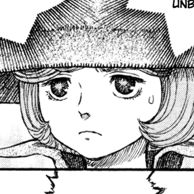 Aesthetic anime & manga PFP for discord, Berserk, Claw Marks - 222, Page 6, Chapter 222. 1:1 square ratio. Aesthetic pfps dark, color & black and white.