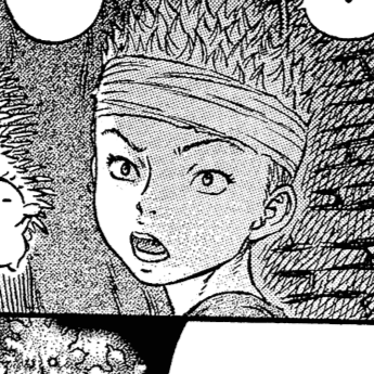 Aesthetic anime & manga PFP for discord, Berserk, Human Tentacles - 314, Page 1, Chapter 314. 1:1 square ratio. Aesthetic pfps dark, color & black and white.