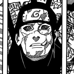 Aesthetic anime & manga PFP for discord, Naruto, The Return of Uchiha Madara - 657, Page 2, Chapter 657. 1:1 square ratio. Aesthetic pfps dark, black and white.