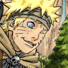 Aesthetic anime/manga PFP for discord, Naruto, She of the Beginning - 679, Page 3, Chapter 679. 1:1 square ratio. Aesthetic pfps dark, black and white.