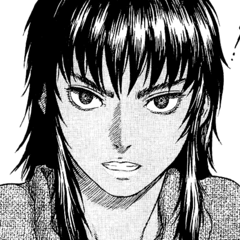 Aesthetic anime & manga PFP for discord, Berserk, The Coiler - 272, Page 5, Chapter 272. 1:1 square ratio. Aesthetic pfps dark, color & black and white.