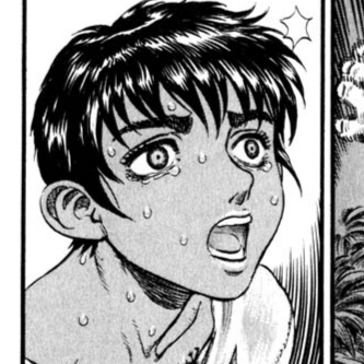 Aesthetic anime & manga PFP for discord, Berserk, Demon Infant - 92, Page 9, Chapter 92. 1:1 square ratio. Aesthetic pfps dark, color & black and white.