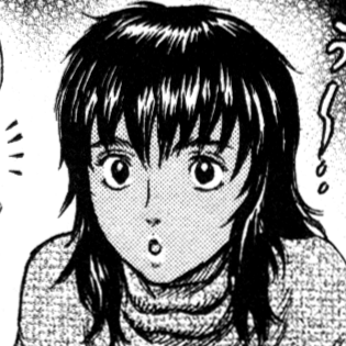 Aesthetic anime & manga PFP for discord, Berserk, Taint - 216, Page 6, Chapter 216. 1:1 square ratio. Aesthetic pfps dark, color & black and white.