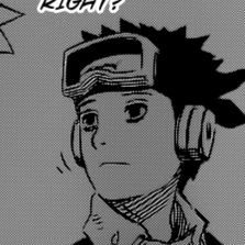 Aesthetic anime & manga PFP for discord, Naruto, The Jinchuuriki of the Ten-Tails - 637, Page 11, Chapter 637. 1:1 square ratio. Aesthetic pfps dark, black and white.