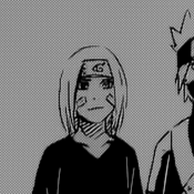 Aesthetic anime & manga PFP for discord, Naruto, The Jinchuuriki of the Ten-Tails - 637, Page 9, Chapter 637. 1:1 square ratio. Aesthetic pfps dark, black and white.