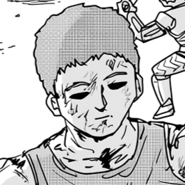 Aesthetic anime & manga PFP for Discord, One-Punch Man, Chapter 143, Page 7.