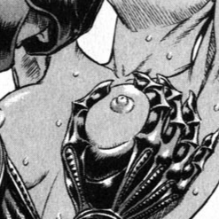 Aesthetic anime & manga PFP for discord, Berserk, Birth - 86, Page 3, Chapter 86. 1:1 square ratio. Aesthetic pfps dark, color & black and white.