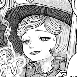 Aesthetic anime & manga PFP for discord, Berserk, Cherry Tree Garden - 360, Page 5, Chapter 360. 1:1 square ratio. Aesthetic pfps dark, color & black and white.